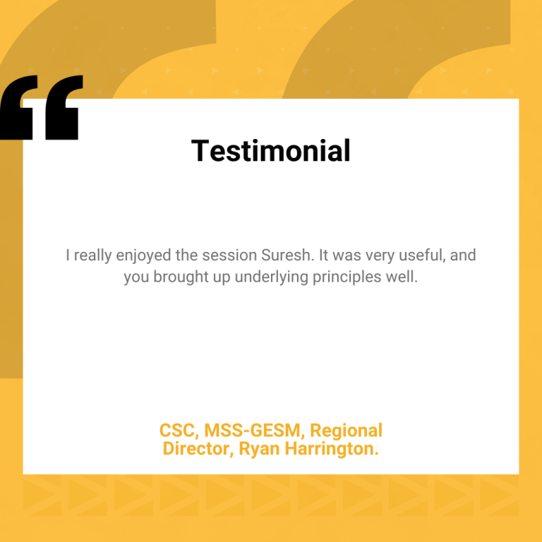 Testimonial Suresh Dhawan